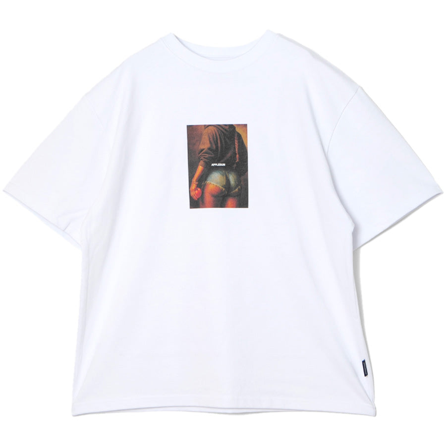 APPLEBUM Tシャツ ホワイト フォトプリント 正面