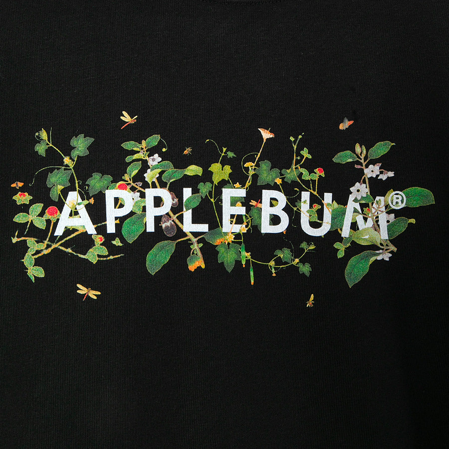 APPLEBUM Tシャツ ブラック グラフィックプリント