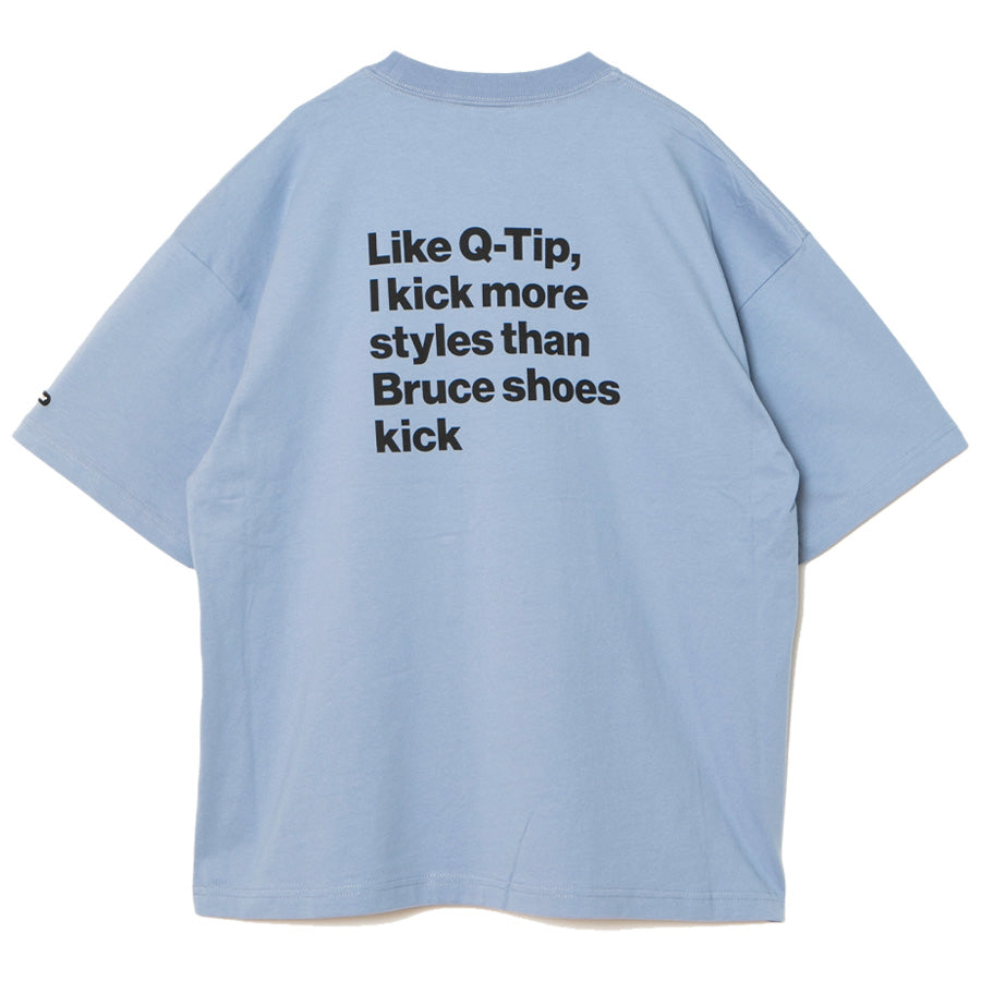APPLEBUM Tシャツ ブルー 背面 プリント