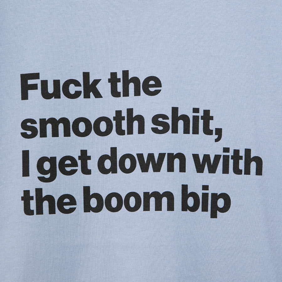APPLEBUM Tシャツ フロントプリント ブルー 詳細