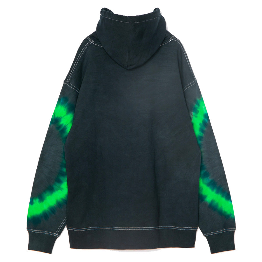 APPLEBUM TIEDYE HOODIE パーカー ネイビー 背面 平置き 2620412