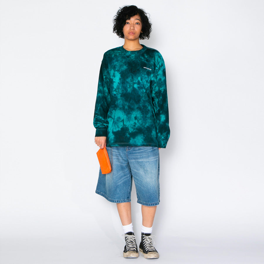 APPLEBUM（アップルバム） タイダイ L/S Tシャツ 着用 正面