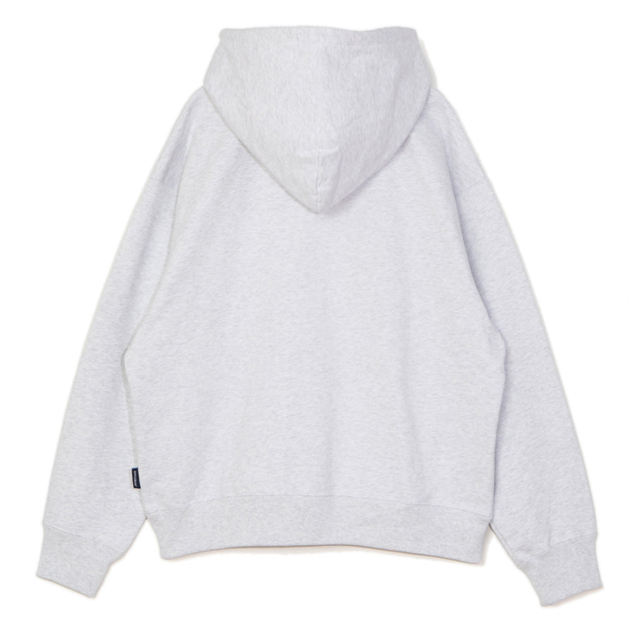 APPLEBUM TOKYO HOODIE プルオーバーパーカー アッシュ 背面 平置き 2620408