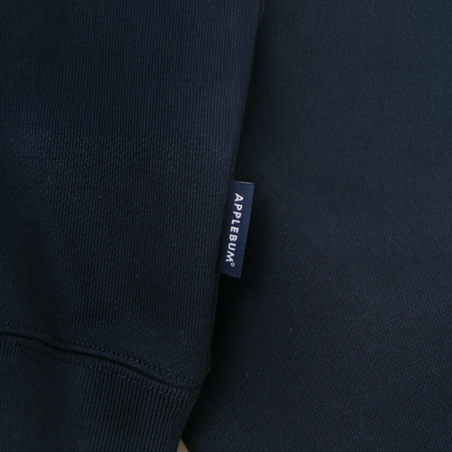 APPLEBUM TOKYO HOODIE プルオーバーパーカー ネイビー ピスネーム詳細 2620408