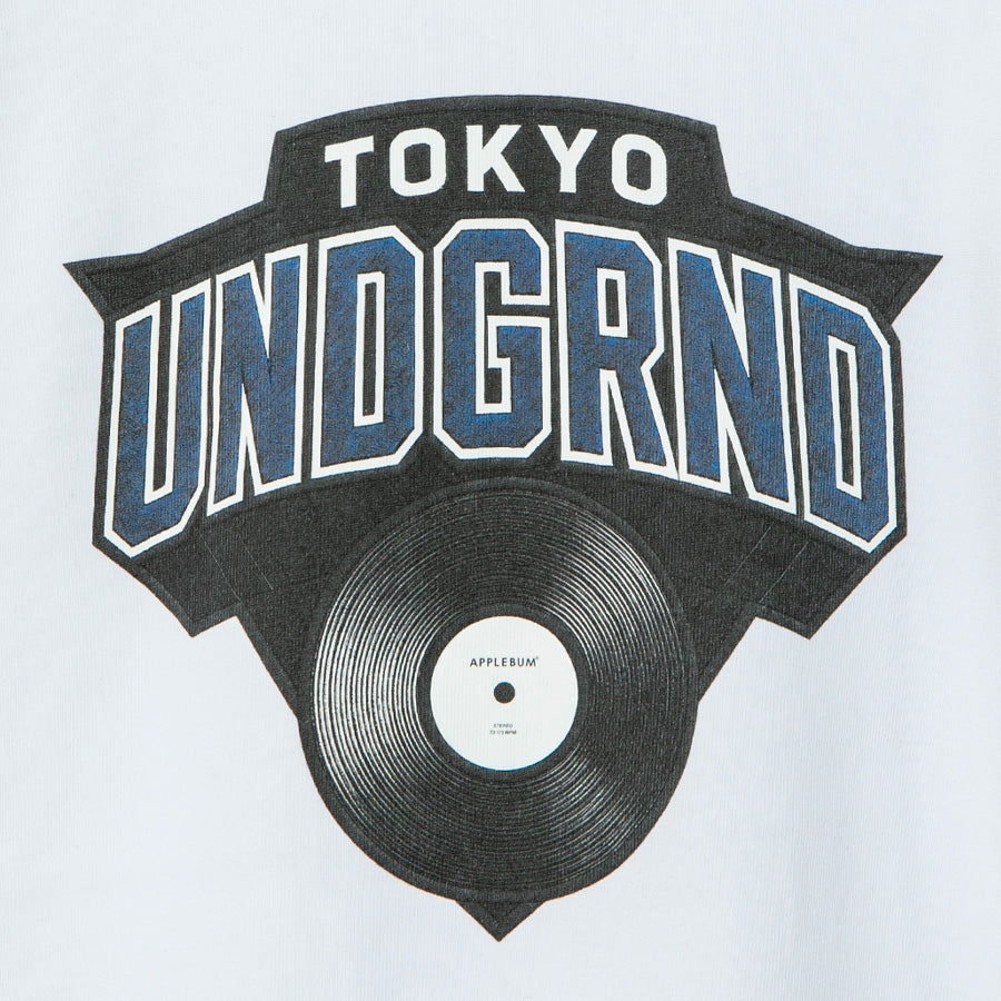 APPLEBUM（アップルバム）TOKYO UNDGRND T-shirt ホワイト フロントプリント詳細 HS2611103