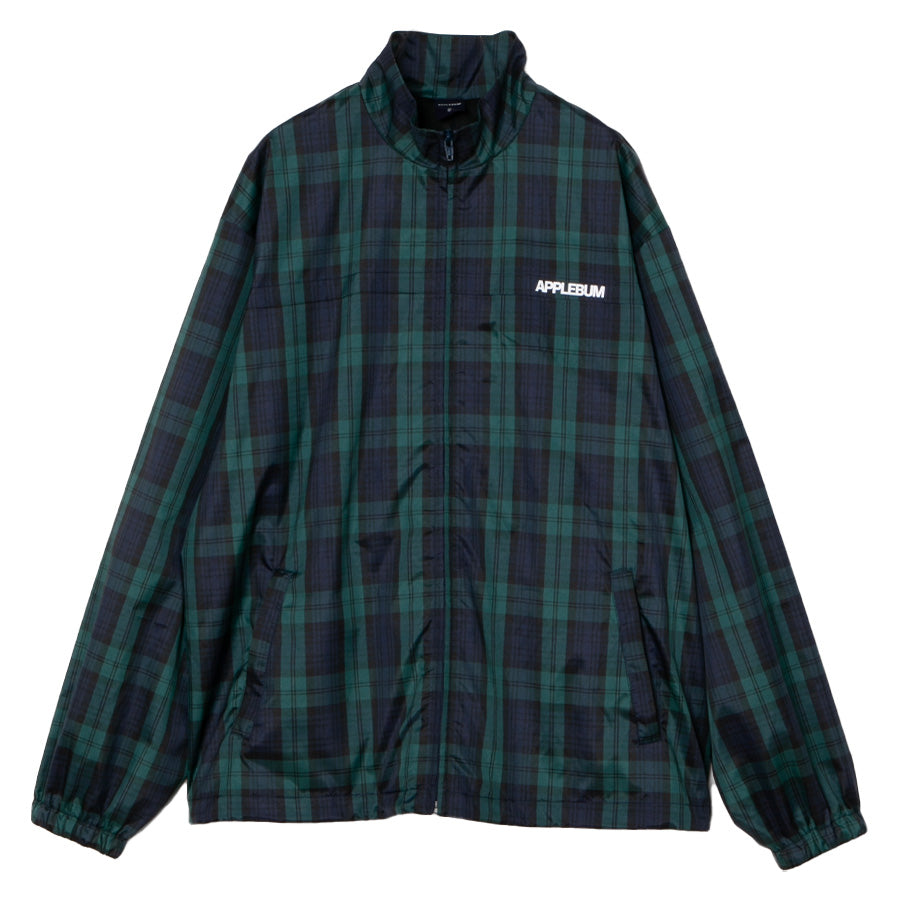 APPLEBUM トラックジャケット ブラックウォッチ 正面平置き