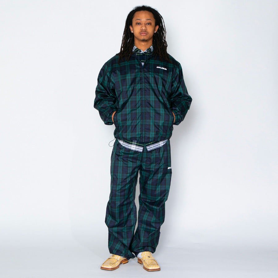 APPLEBUM ブラックウォッチ 着用 正面スタイル