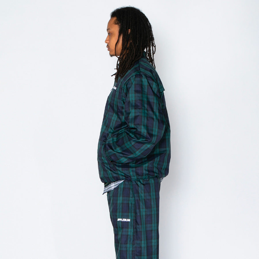 APPLEBUM ブラックウォッチ 着用 左側面スタイル