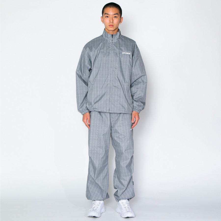 APPLEBUM グレンチェック 着用 正面スタイル