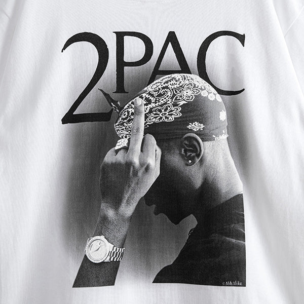 アップルバム APPLEBUM 2PAC Monochrome T-Shirt 半袖 Tシャツ