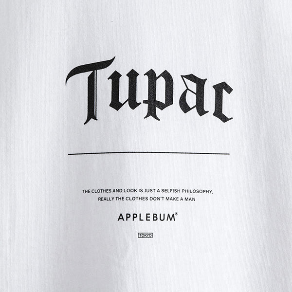 アップルバム APPLEBUM 2PAC Monochrome T-Shirt 半袖 Tシャツ