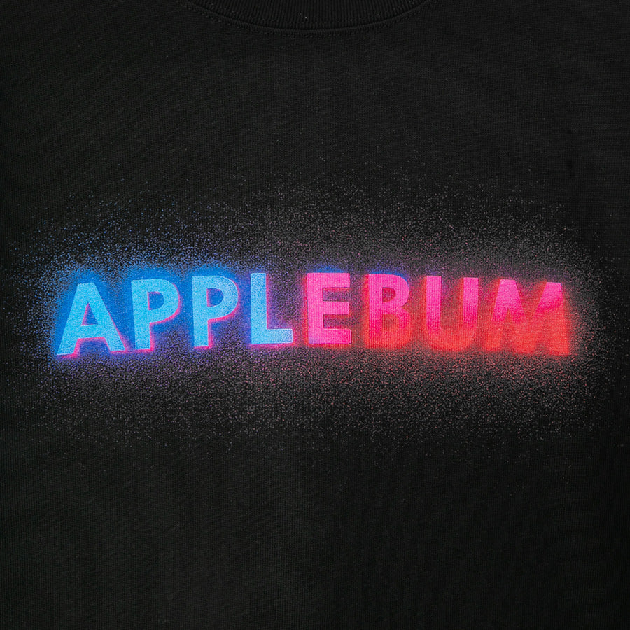 APPLEBUM Tシャツ ロゴプリント アップ ディテール