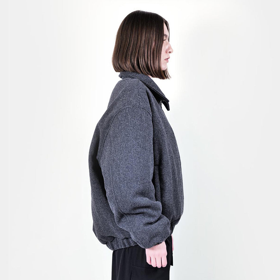 APPLEBUM | アップルバム Tweed Short Jacket 中綿キルティング