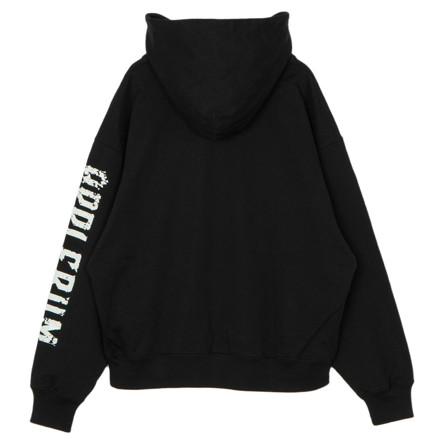 APPLEBUM VINTAGE PHOTO HOODEI パーカー ブラック 平置き背面 DX2620401