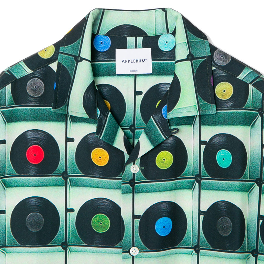 APPLEBUM Vinyl Wall Aloha Shirt 開襟デザイン