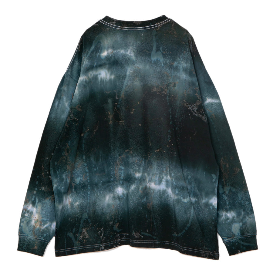 APPLEBUM ウエス L/S T-SHIRT ロングスリーブTシャツ タイダイ 背面 平置き 2621106