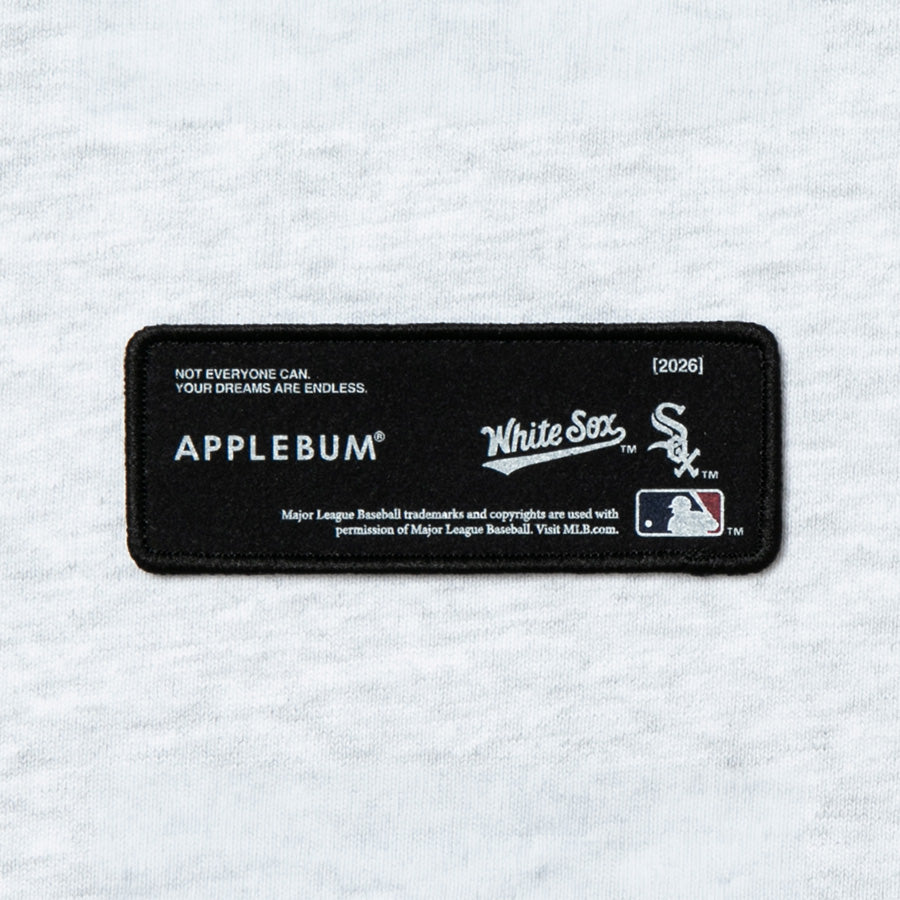 APPLEBUM WHITE SOX BOYZ HOODIE アッシュ 袖口ワッペン詳細 ML2620404W