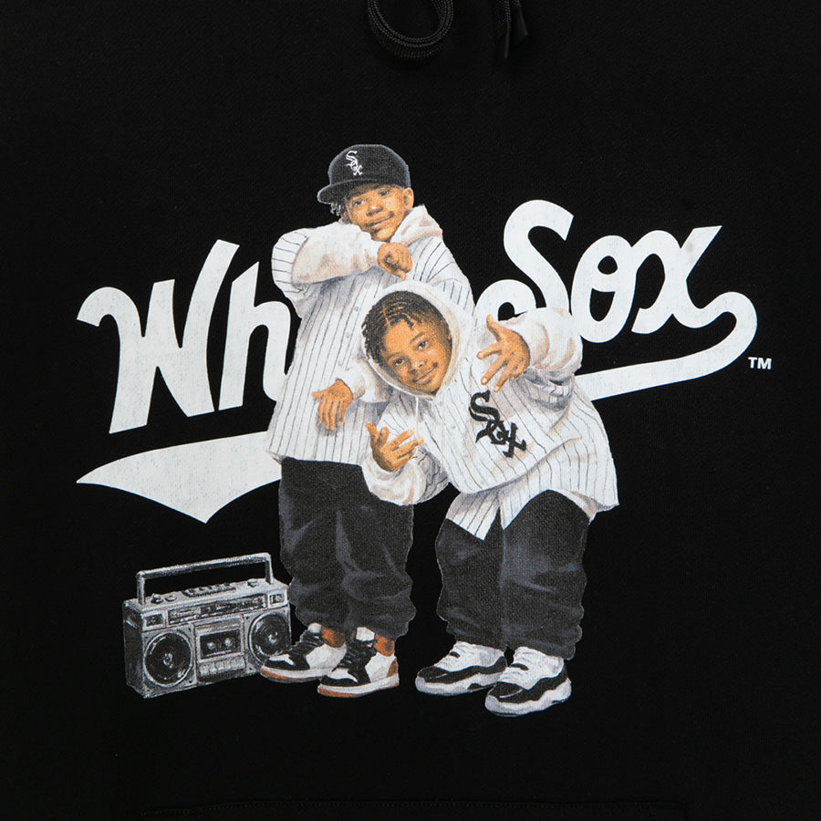 APPLEBUM WHITE SOX BOYZ HOODIE ブラック フロントグラフィック ML2620404W