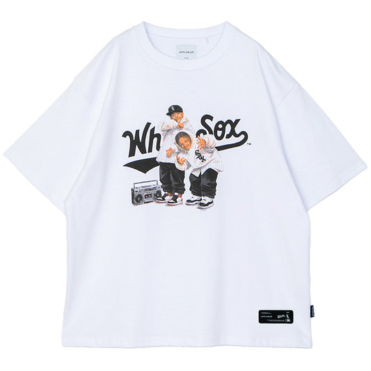 APPLEBUM（アップルバム）WHITE SOX BOYZ T-SHIRT ホワイト 平置き正面 ML2621108W