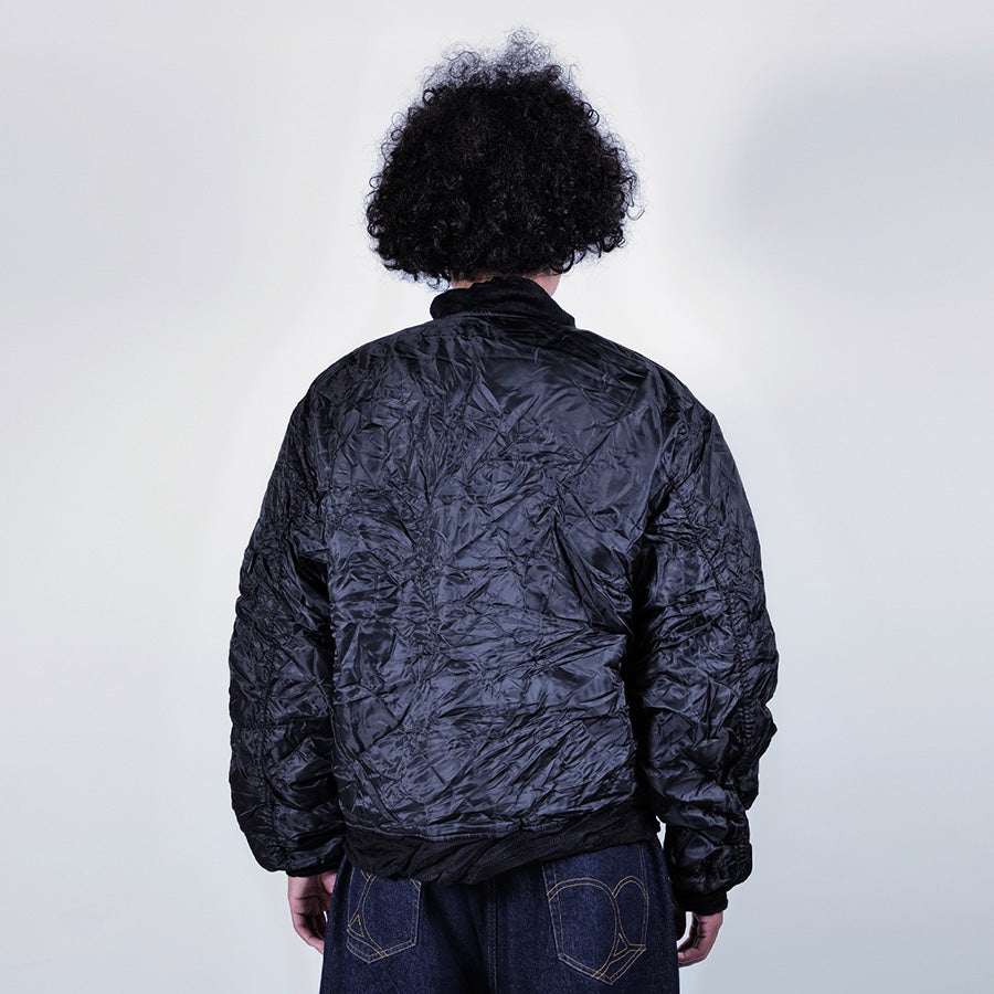 APPLEBUM×68&BROTHERS　MA-1 リバーシブルブラック APPLEBUM | アップルバム Wrinkled MA-1 Jacket リバーシブル