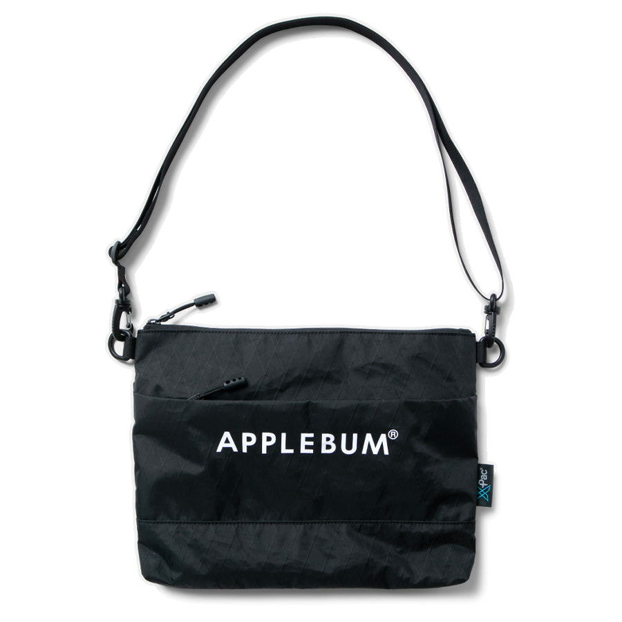 APPLEBUM X-Pacショルダーバッグ ブラック 正面平置き