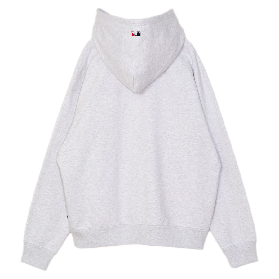 APPLEBUM YANKEES BOYZ HOODIE アッシュ 背面平置き MLB パーカー ML2620404Y