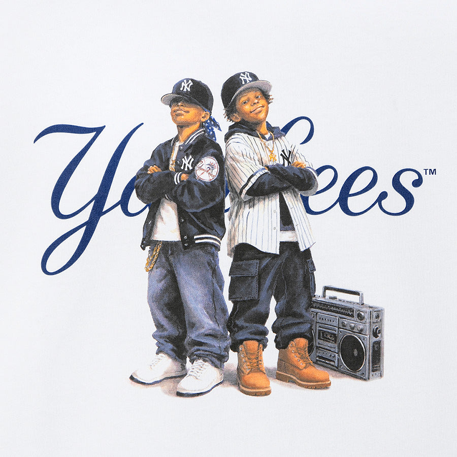 APPLEBUM（アップルバム）YANKEES BOYZ T-SHIRT ホワイト フロントプリント詳細 ML2621108Y