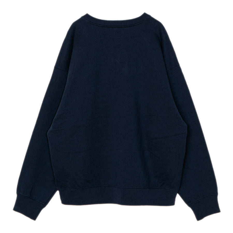 APPLEBUM YANKEES GIRL CREW SWEAT クルースウェット ネイビー 平置き背面 ML2620405Y