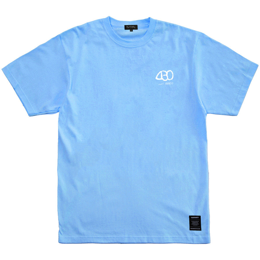 430 sf paraiso 半袖Tシャツ サックス 正面