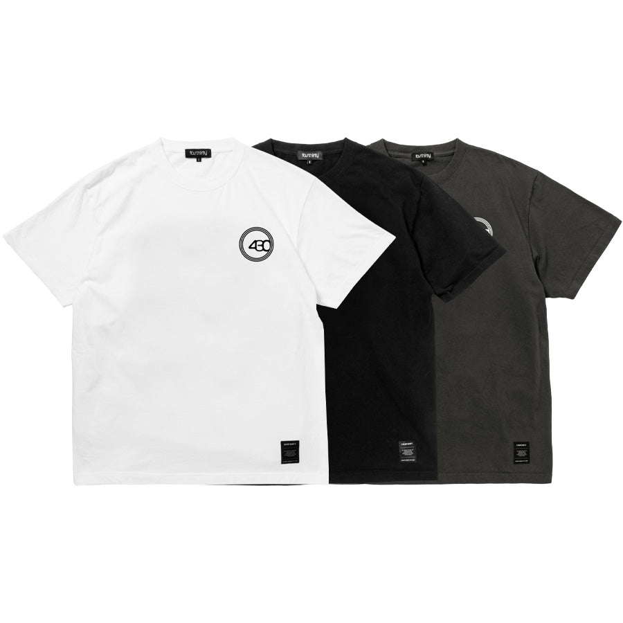 430（フォーサーティ）TRI CIRCLE S/S TEE Tシャツ FTY-26-070 – BLACK