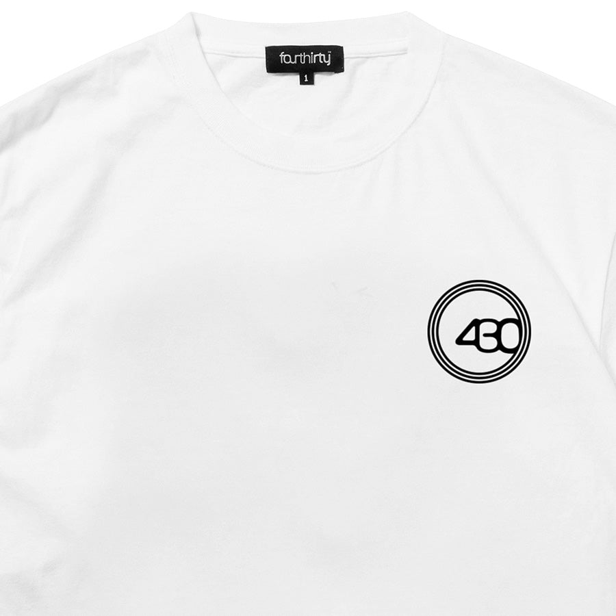 430（フォーサーティ）TRI CIRCLE S/S TEE Tシャツ FTY-26-070 – BLACK
