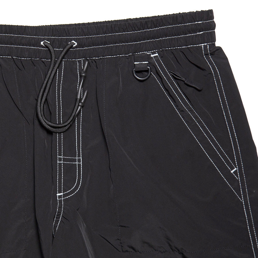 HAIGHT 2WAY SHORTS ブラック 左ポケット リング ドローコード
