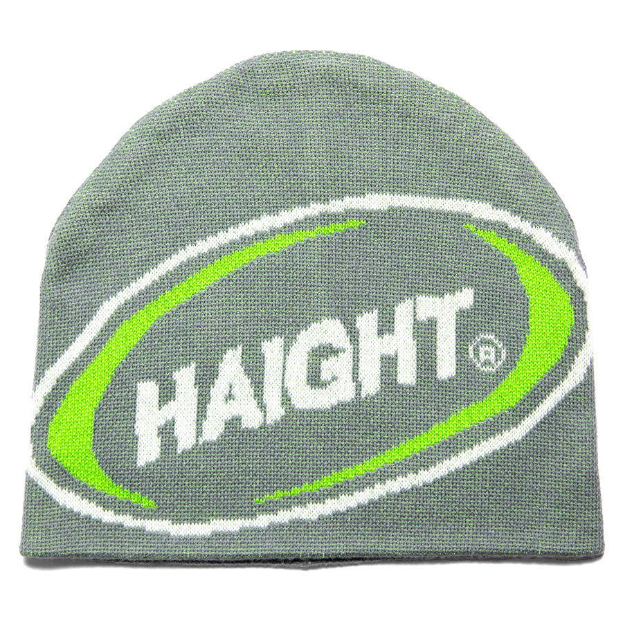 HAIGHT ATHLETIC BEANIE ビーニー グレー 正面 平置き HTAW-266002