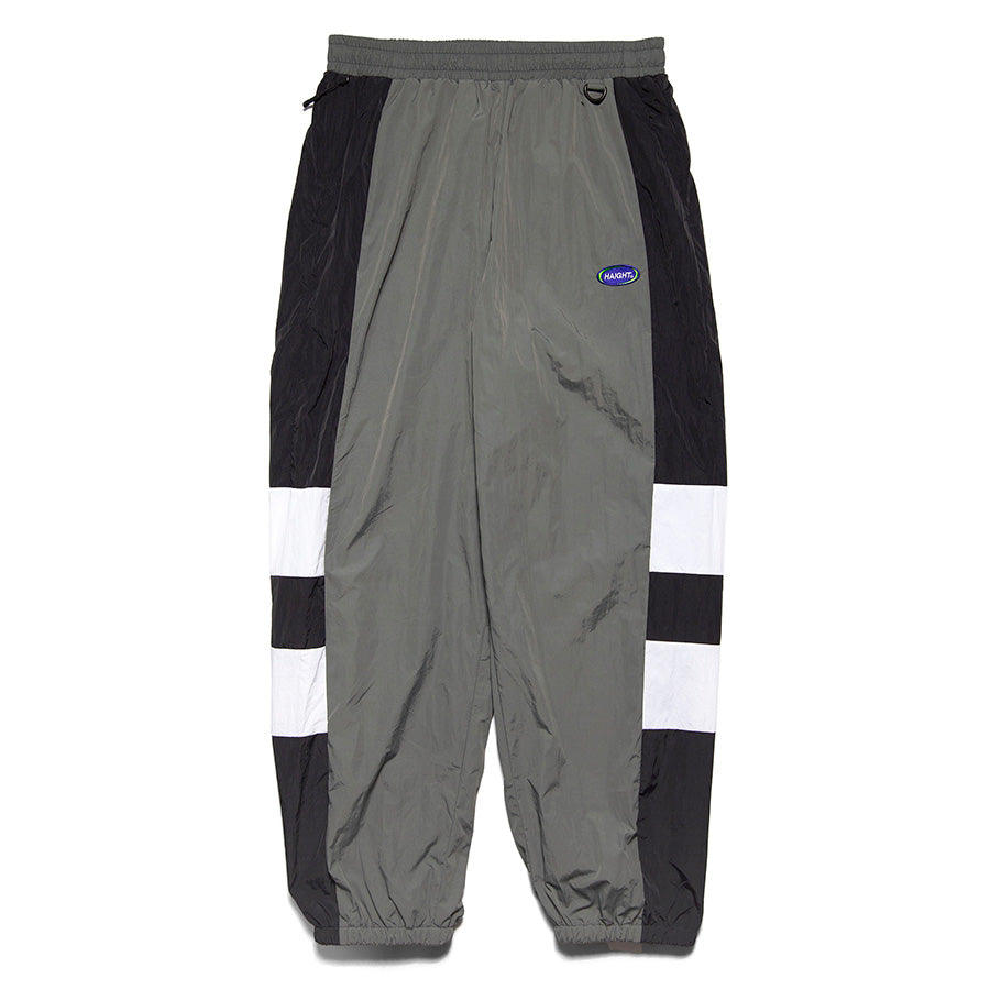 HAIGHT ATHLETIC PANTS トラックパンツ グレー 正面 平置き HTAW-265001