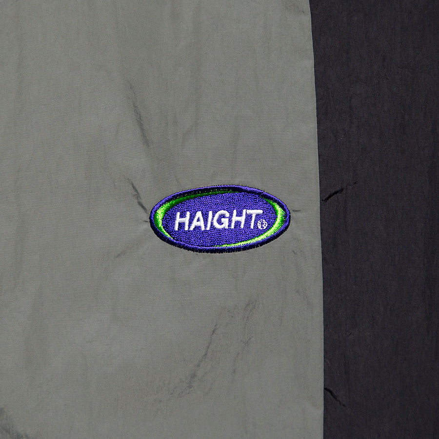 HAIGHT ATHLETIC PANTS トラックパンツ グレー ロゴワッペン詳細 HTAW-265001