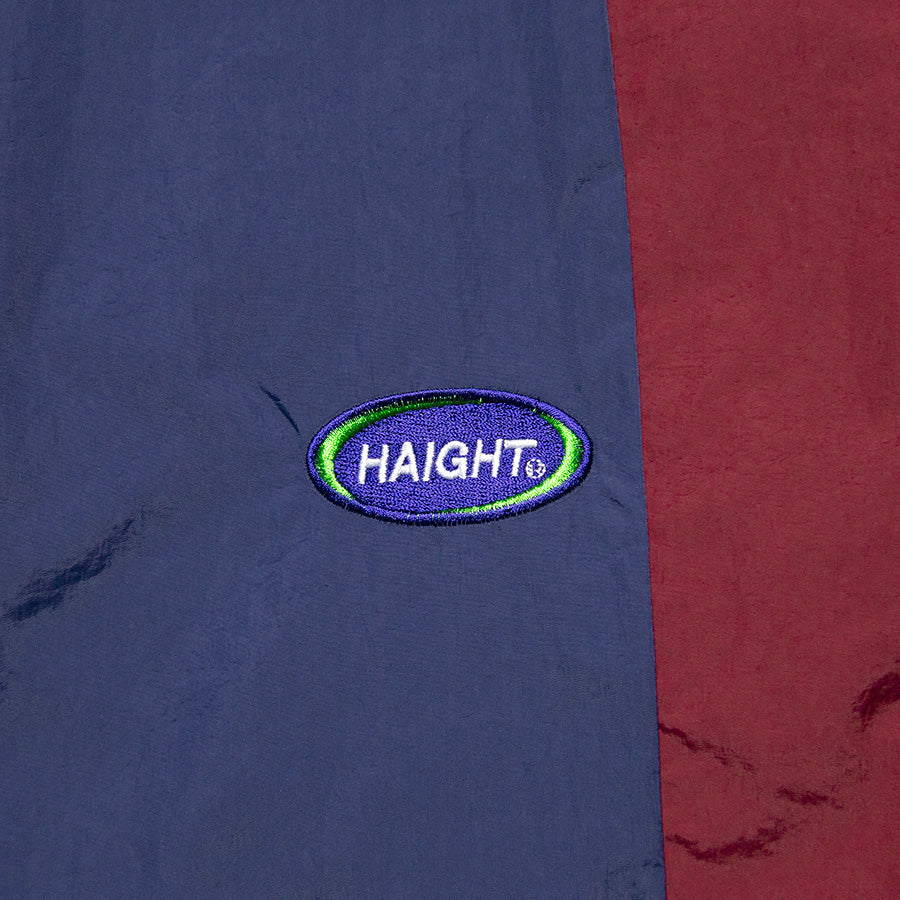 HAIGHT ATHLETIC PANTS トラックパンツ ネイビー ロゴワッペン詳細 HTAW-265001