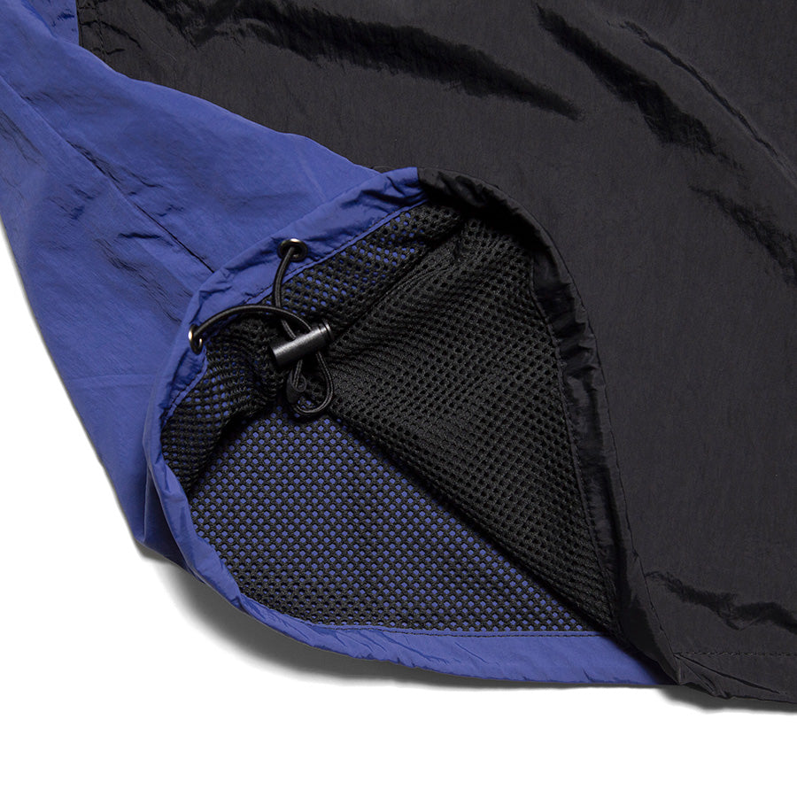 HAIGHT ATHLETIC PULLOVER JACKET トラックジャケット ブラック 裾 裏地詳細 HTAW-262003