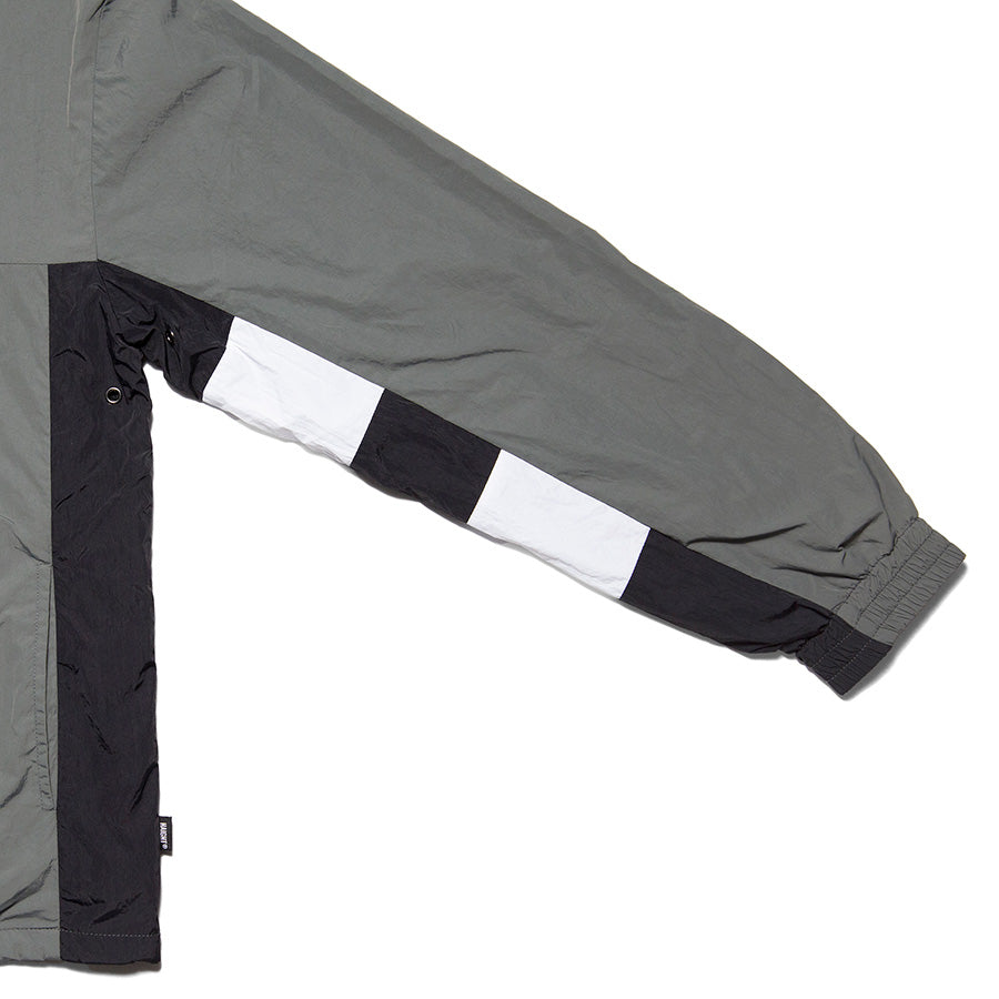HAIGHT ATHLETIC PULLOVER JACKET トラックジャケット グレー 袖詳細 HTAW-262003