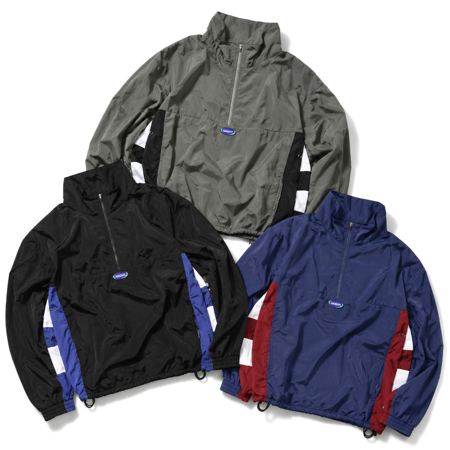 HAIGHT ATHLETIC PULLOVER JACKET トラックジャケット ブラック グレー ネイビー 3カラー HTAW-262003