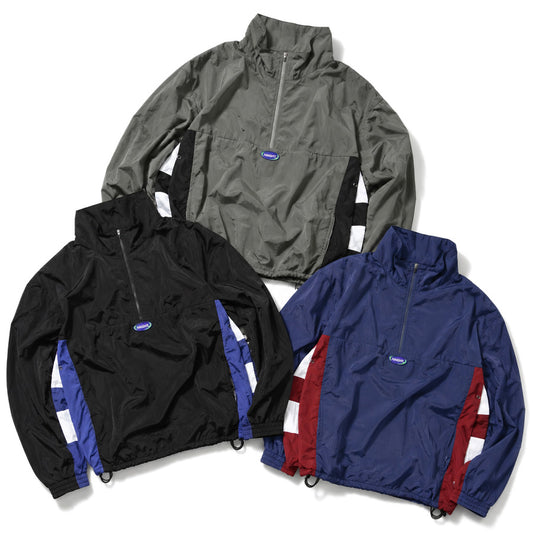 HAIGHT ATHLETIC PULLOVER JACKET トラックジャケット ブラック グレー ネイビー 3カラー HTAW-262003