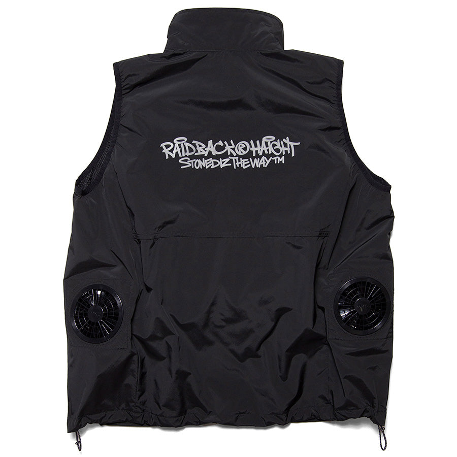 HAIGHT RAIDBACK FAN VEST ブラック 背面デザイン