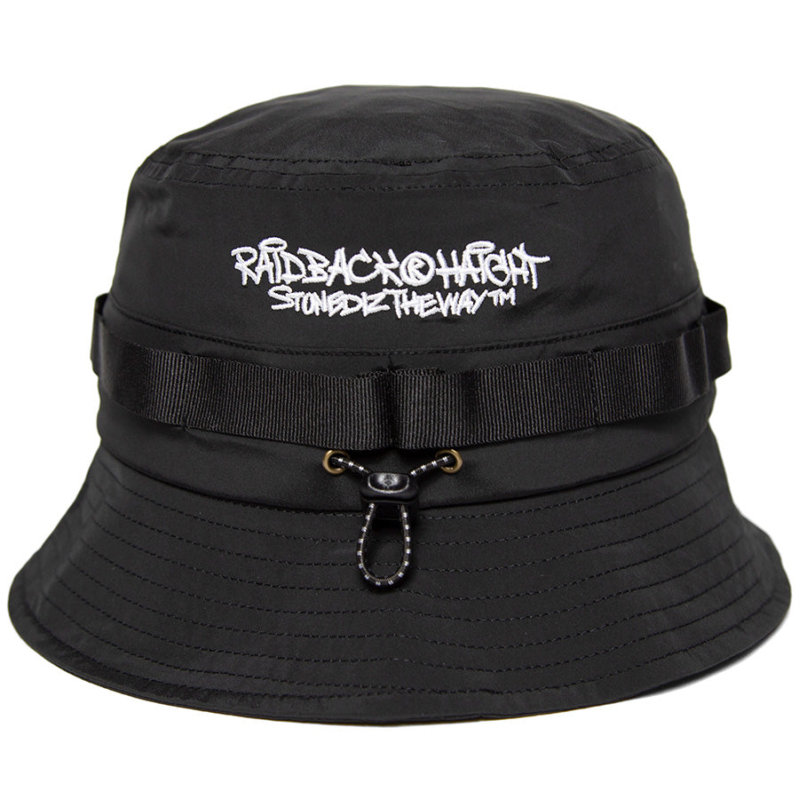 HAIGHT RAIDBACK JUNGLE HAT ft.CASPER ブラック 背面デザイン