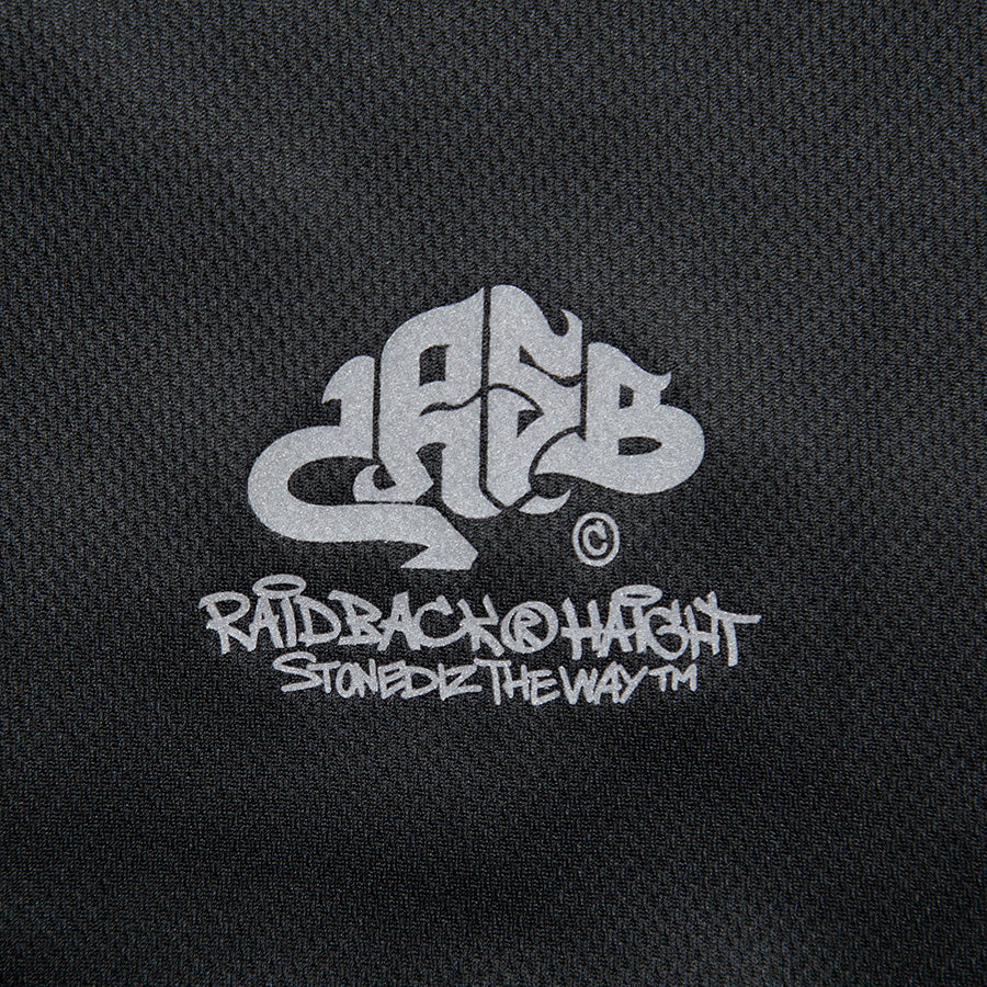 HAIGHT RAIDBACK CRSB DRY Tee ブラック 左胸ロゴプリント