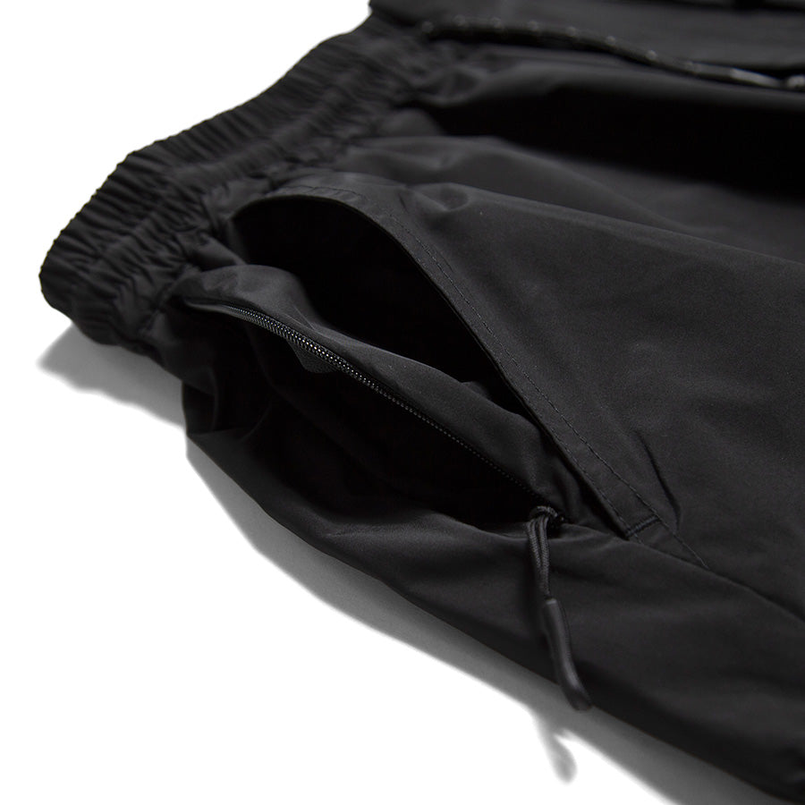 HAIGHT RAIDBACK CARGO SHORTS ブラック 二重ポケットディテール