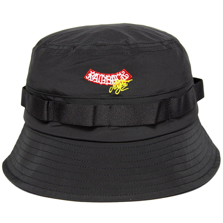 HAIGHT RAIDBACK JUNGLE HAT ft.CASPER ブラック 正面デザイン