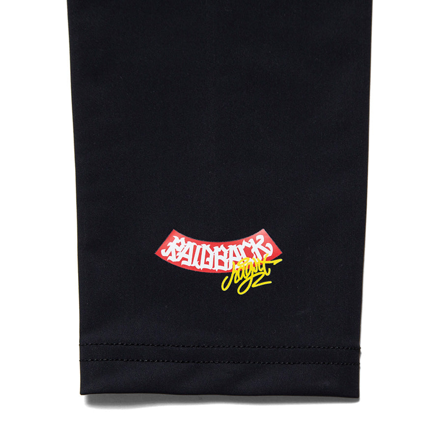 HAIGHT RAIDBACK ARM SLEEVE ブラック ロゴプリントディテール