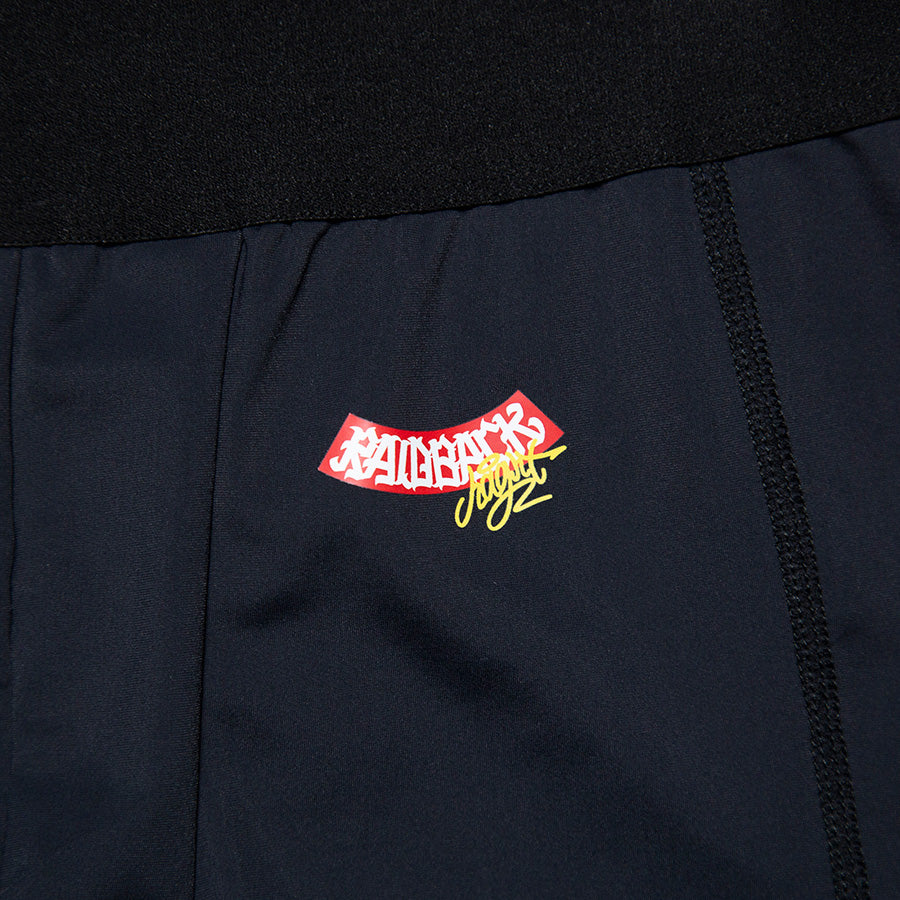 HAIGHT RAIDBACK LEGGINGS ブラック ロゴプリント詳細