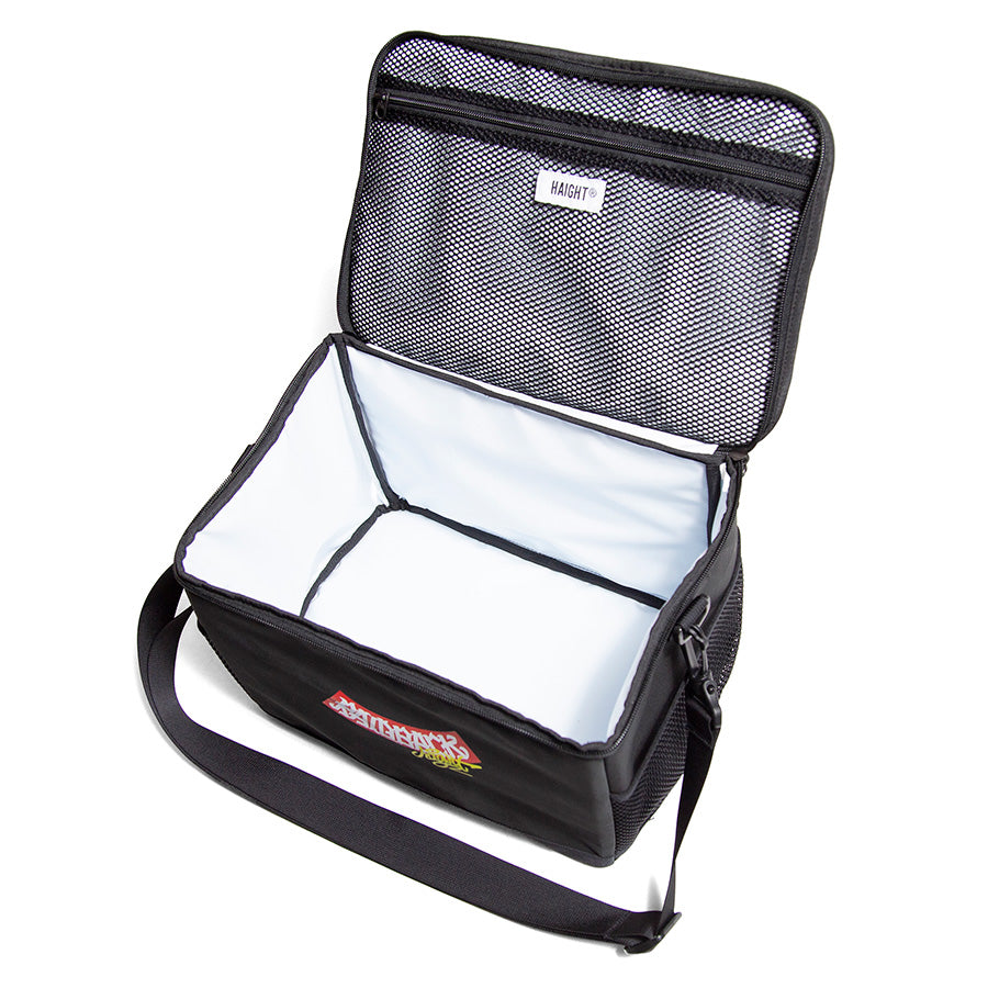 HAIGHT RAIDBACK COOLER BAG ft.CASPER ブラック フタ開放時デザイン