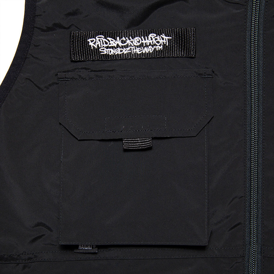HAIGHT RAIDBACK FAN VEST ブラック ポケットディテール