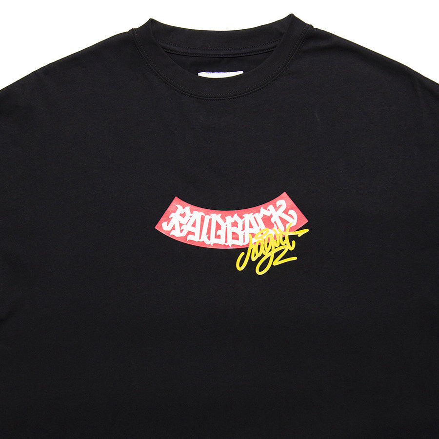 HAIGHT RAIDBACK ARCH LOGO ブラック 上部ディテール